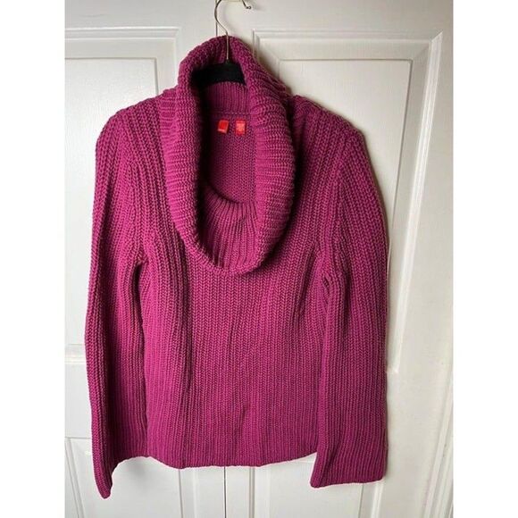 Vintage Esprit Sweater Women's Pink Large Cowl Neck Long Sleeve Outdoor Pullover - Picture 1 of 3